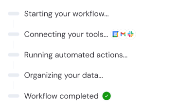 Automated Workflows
